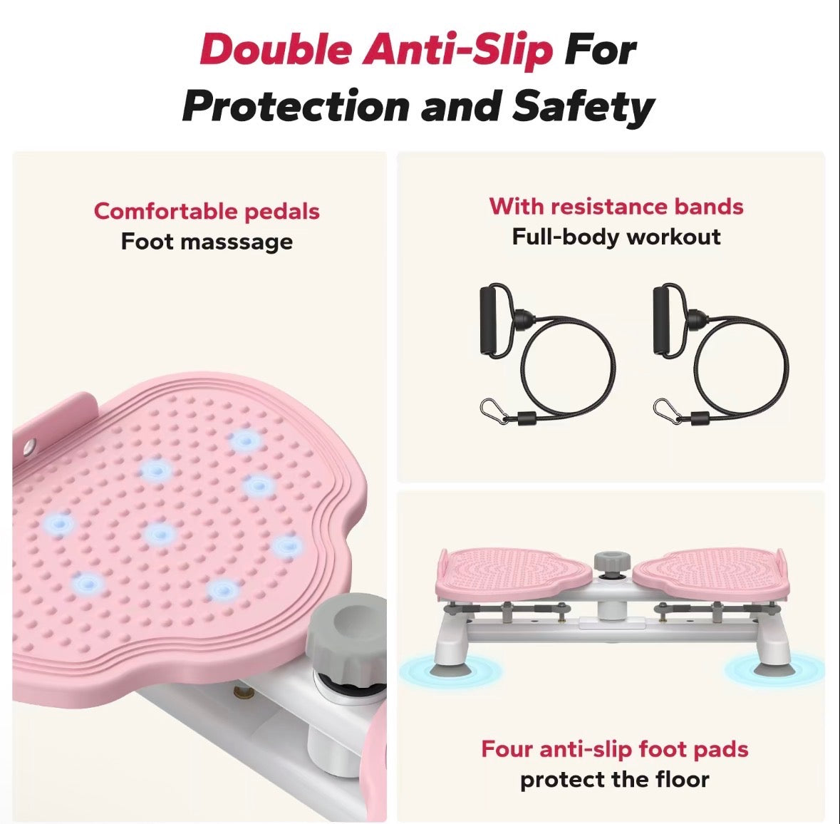 TwistSculpt™ Smart Waist & Core Trainer Board (With Resistance Bands)